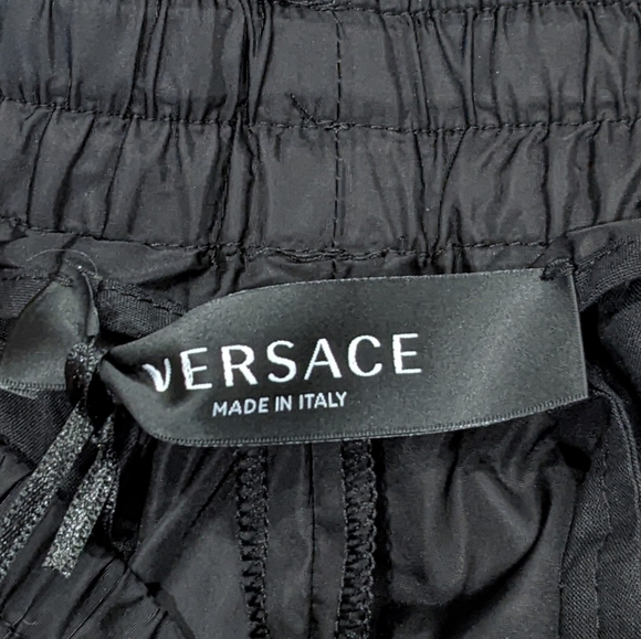 Men's Versace Taffeta Greca Lounge Jogger Pants - Picture 2 of 4